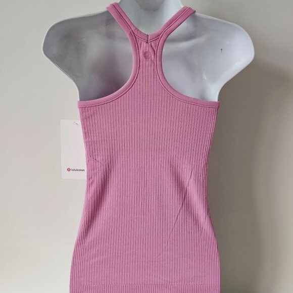 NWT LULULEMON PKFR Pink Ebb To Street Built In Bra Tank Top 6 - Picture 6 of 8